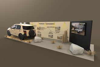 design the 3d for your booth or venue