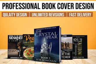 do book cover and ebook cover design with free 3d mockup