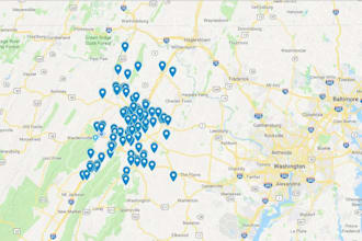 create your custom map and pin locations