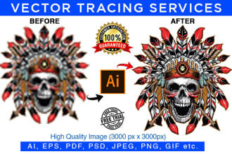 redraw, clean up, revamp, recreate, and vectorize logo or any graphic