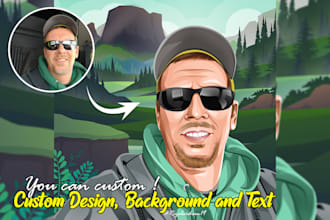 draw full trace your potrait into vector art