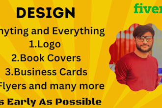 be your expert logo, posts, book covers and cards designer
