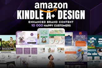 design amazon kindle ebc a plus for books