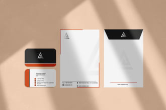 design logo business cards letterhead and stationery items