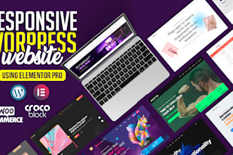 desarrollaré un diseño de sitio web responsivo de wordpress