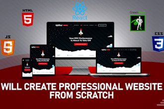 design and build a website from scratch