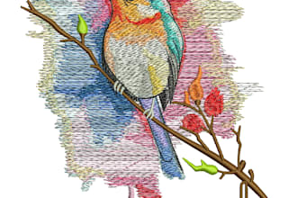 do embroidery digitizing logo, 3d puff, flat into dst, pes in just 1 hour