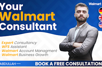 provide you walmart consultancy, listing creation wfs,PPC