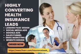 generate health insurance leads medicare insurance leads insurance landing page