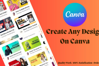 create any design using canva