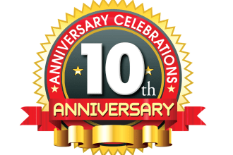 design creative anniversary logo for your business