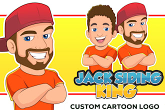 do do unique caricature cartoon and mascot logo character
