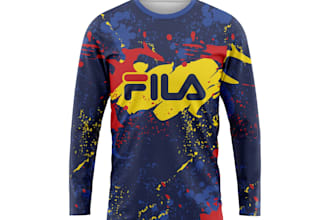 do all over print full sleeve custom jersey 3d mockup design