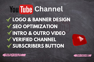 create and setup youtube channel professionally