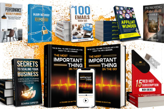 professional book cover or ebook cover and ecover bundle