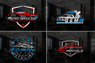 do unique car , car detailing and automotive logo