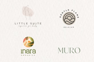 create minimalist logo and branding kit for you