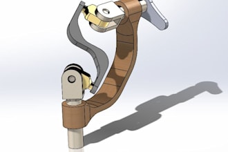 design mechanical 3d model in solidworks