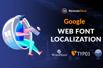 host google fonts in local server typo3 wordpress website