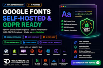 host google fonts locally as per gdpr compliance