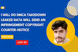do dmca takedown leaked data will send infringement copyright counter notice