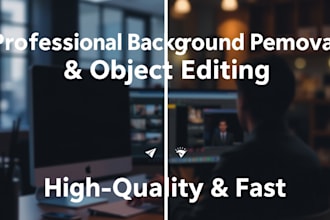 professionally remove backgrounds and edit objects from photo