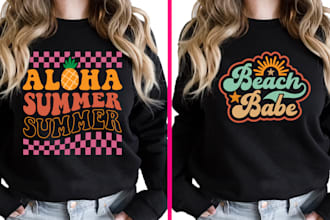 retro groovy hippie and vintage typography t shirt design
