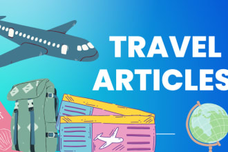write seo travel blogs and articles for your travel website