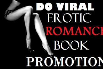 do organic romance book promotion or erotic  ebook marketing