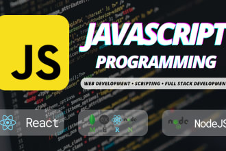 do javascript scripting and nodejs, reactjs, mern stack