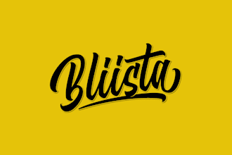 design handwritten typography hand lettering logo