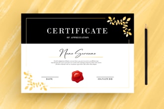 design diploma, award or graduation certificate templates