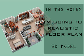2d and 3d floor plan render in little time