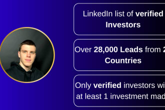 give you an email and linkedin list of angel investors