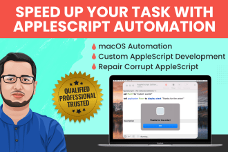be an applescript wizard for mac os automation