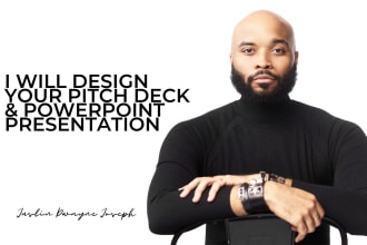 design your pitch deck and powerpoint presentation