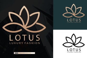 design modern luxury monogram or minimalist logo design