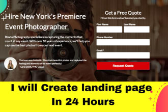 clone,copy or design any landing page squeeze page using wordpres elementor pro