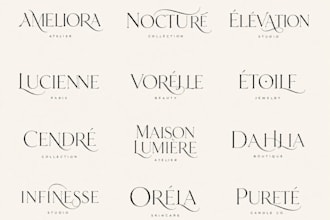 design a modern minimalist style business logo