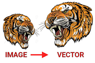 transform your image to vector for screen printing