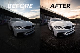 edit your car pictures in a professional way