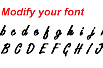edit the current font file you have