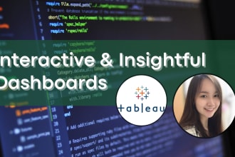 make powerful and insightful dashboards by tableau and excel