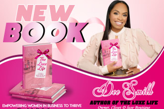 design book release, book launch, post card, or church flyer