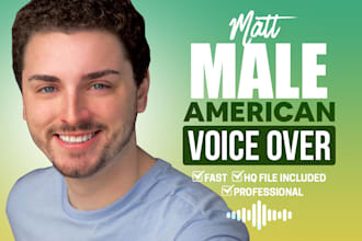 record american male voiceover