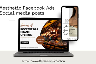 facebook ads, cover, social media posts, and more