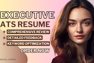 provide executive ats resume writing service in 24 hours