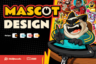 bring your vision to life with unique mascot designs
