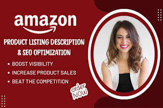 write amazon product listing description, SEO amazon listing optimization
