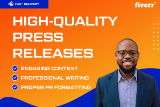 write high quality music press releases